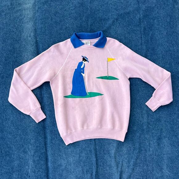 Lee Other - 90s Lee Top Drawer by Nancy Schuyler custom lady golf graphic crewneck